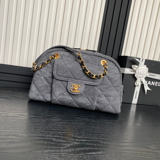cha 24a cowboy grey shoulder bag as4905