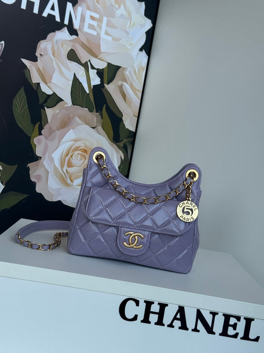 19cm hobo purple 23c hippie shoulder bag cha59