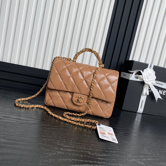 cha 25cm milk tea handheld shoulder bag as5043