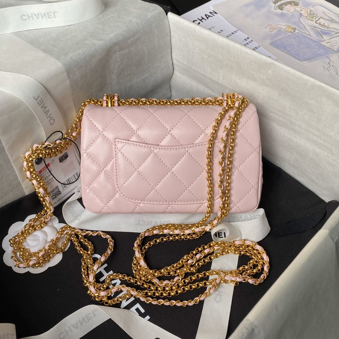 11.5CM 24A Pink Cross Shoulder Bag AS4972