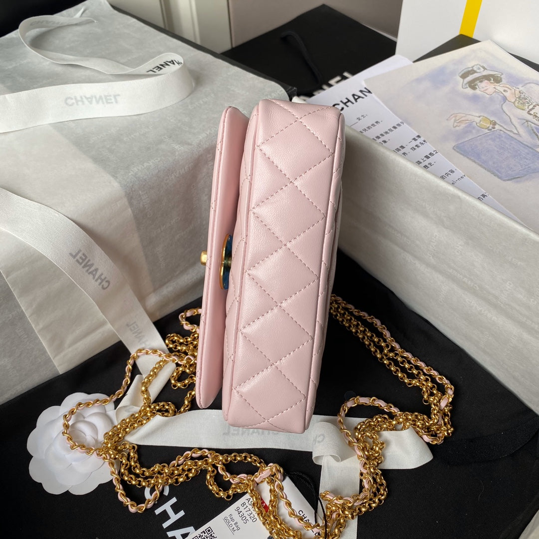 11.5CM 24A Pink Cross Shoulder Bag AS4972