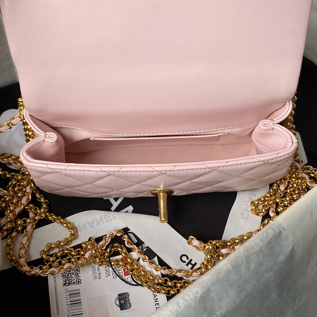 11.5CM 24A Pink Cross Shoulder Bag AS4972