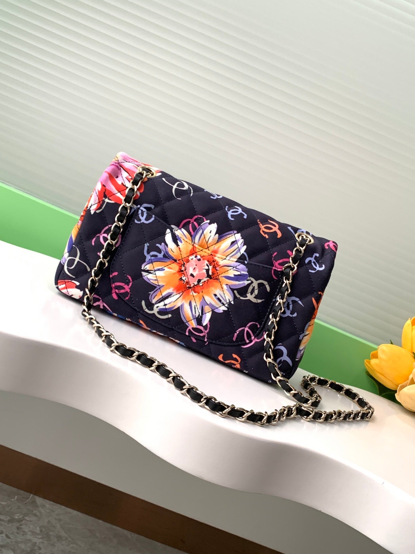 CHA 15.5cm 24S Camellia Anguilla CF Shoulder Bag AS4842