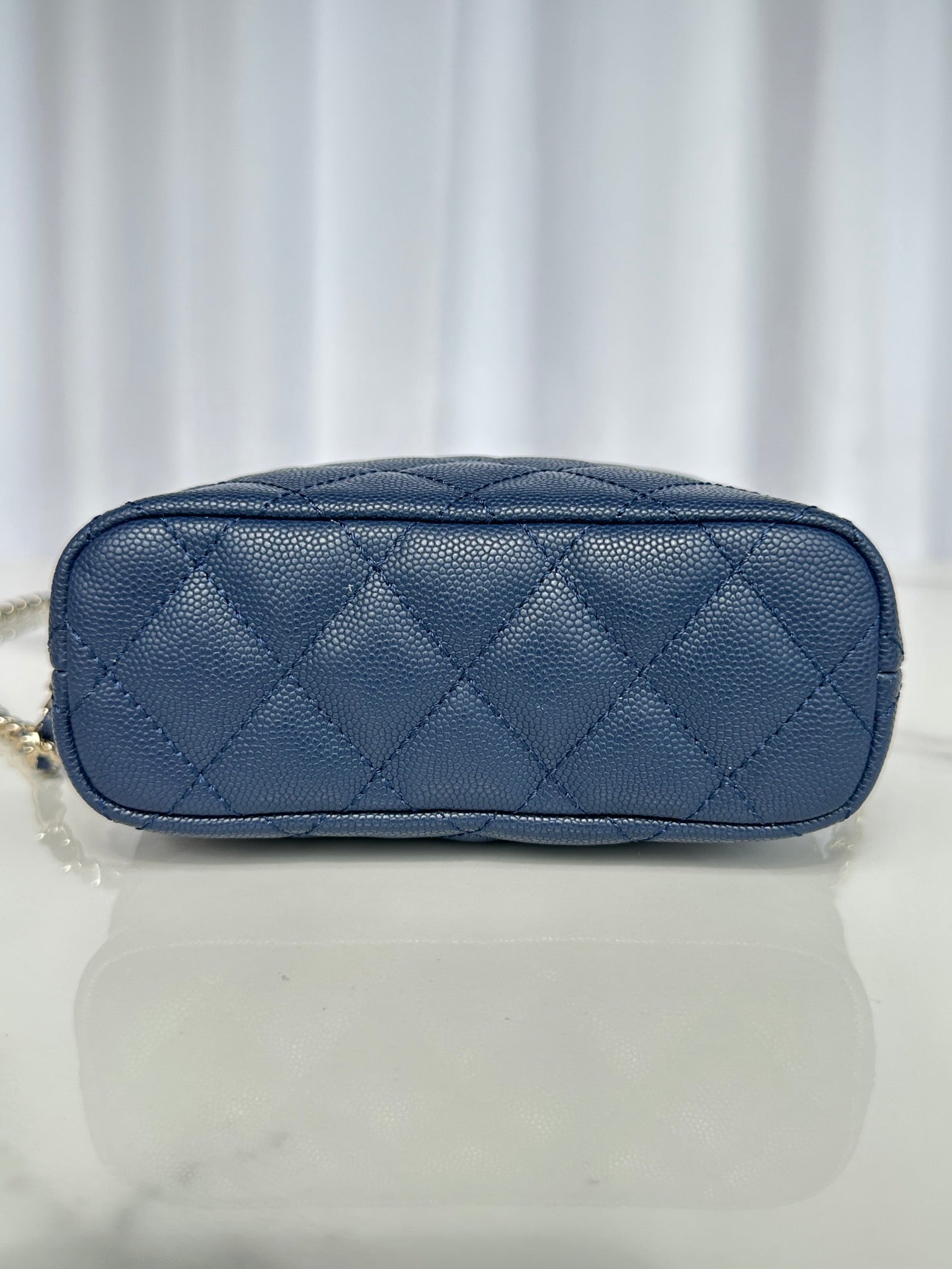 CHA 19CM Blue Hand Underarm Bag AS4386