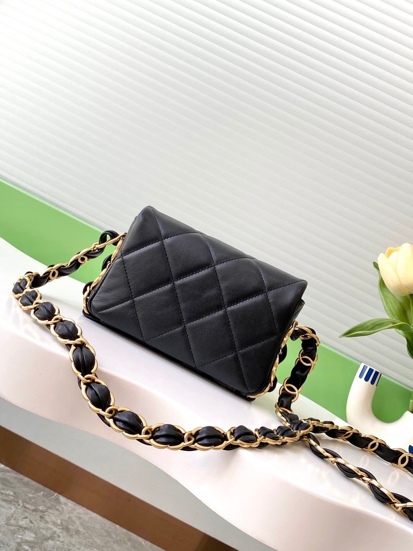 CHA 12CM Black Crossarm Underarm Bag AS5175