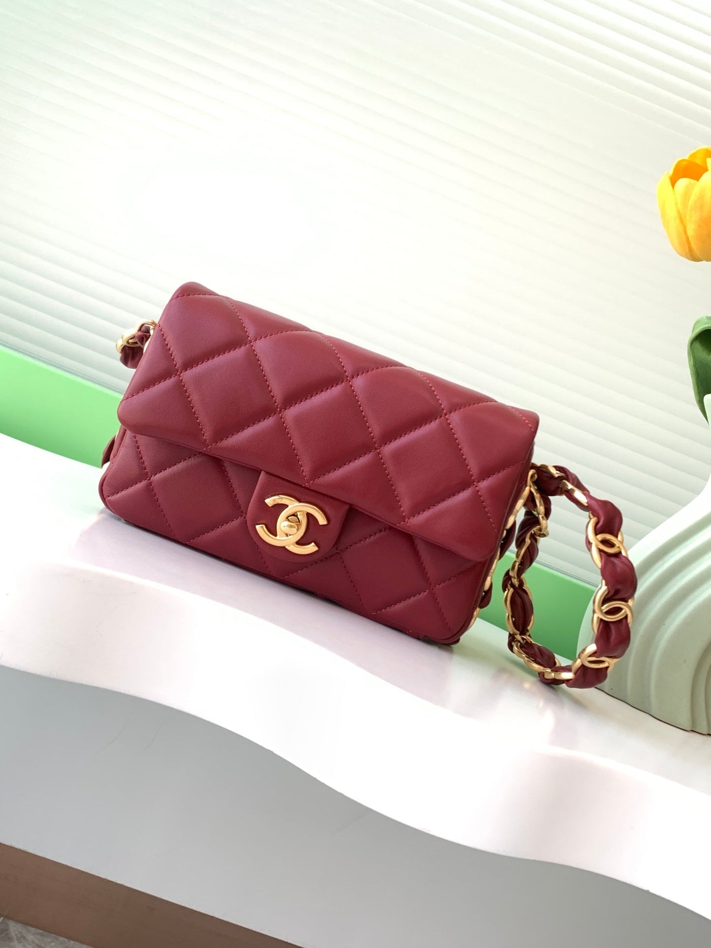cha 14cm red crossarm underarm bag as5174