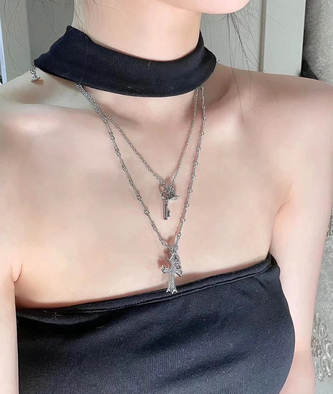 happy planet yellow gold necklace xla465