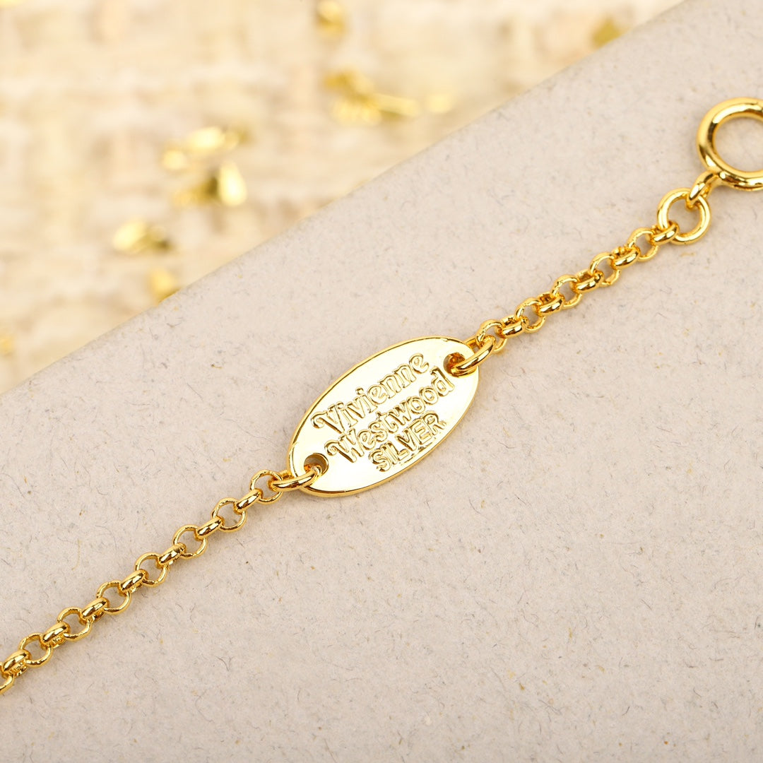 happy planet yellow gold necklace xla465