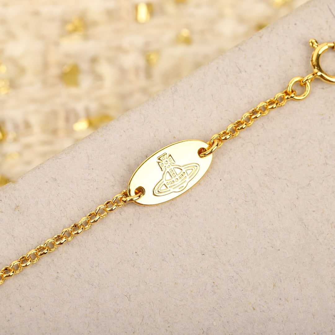 happy planet yellow gold necklace xla465