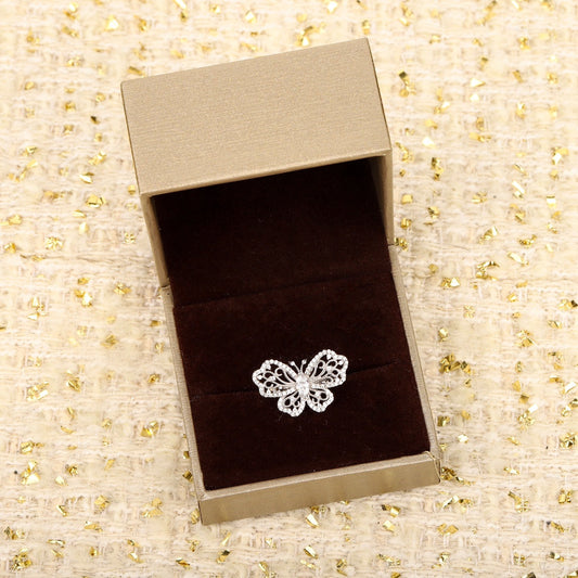 caibao series butterfly ring jza209