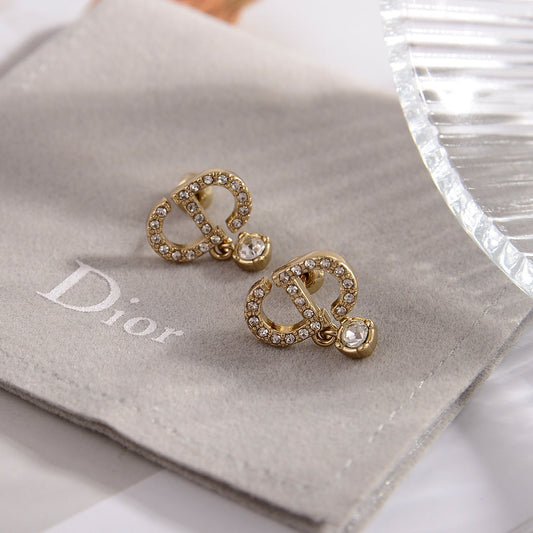 DO Petit Crystal Silver Earrings EHA735