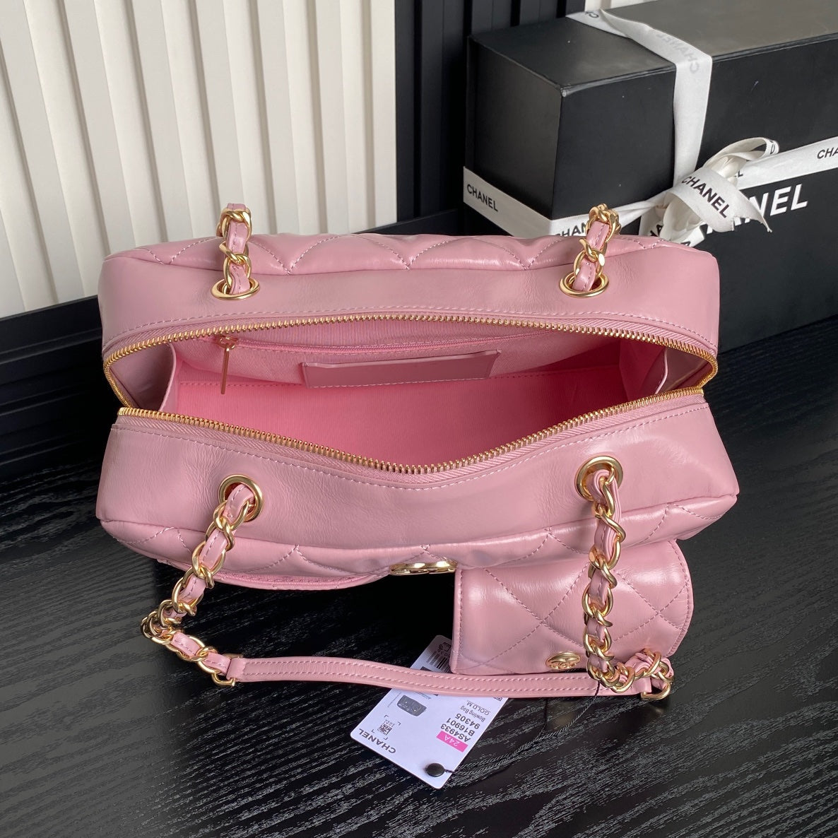 29CM pink 24A cowhide crossbody shoulder bag AS4933