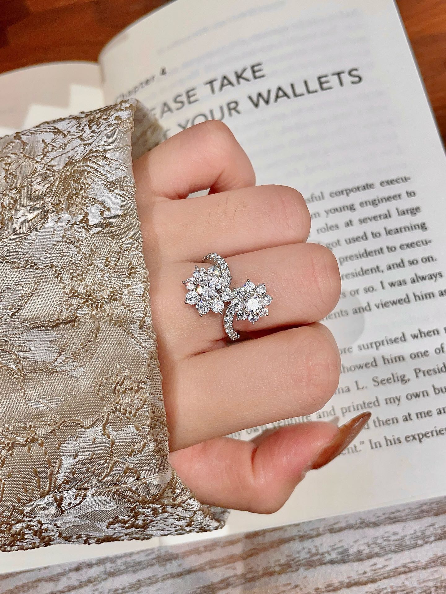 sunflower silver ring jza213