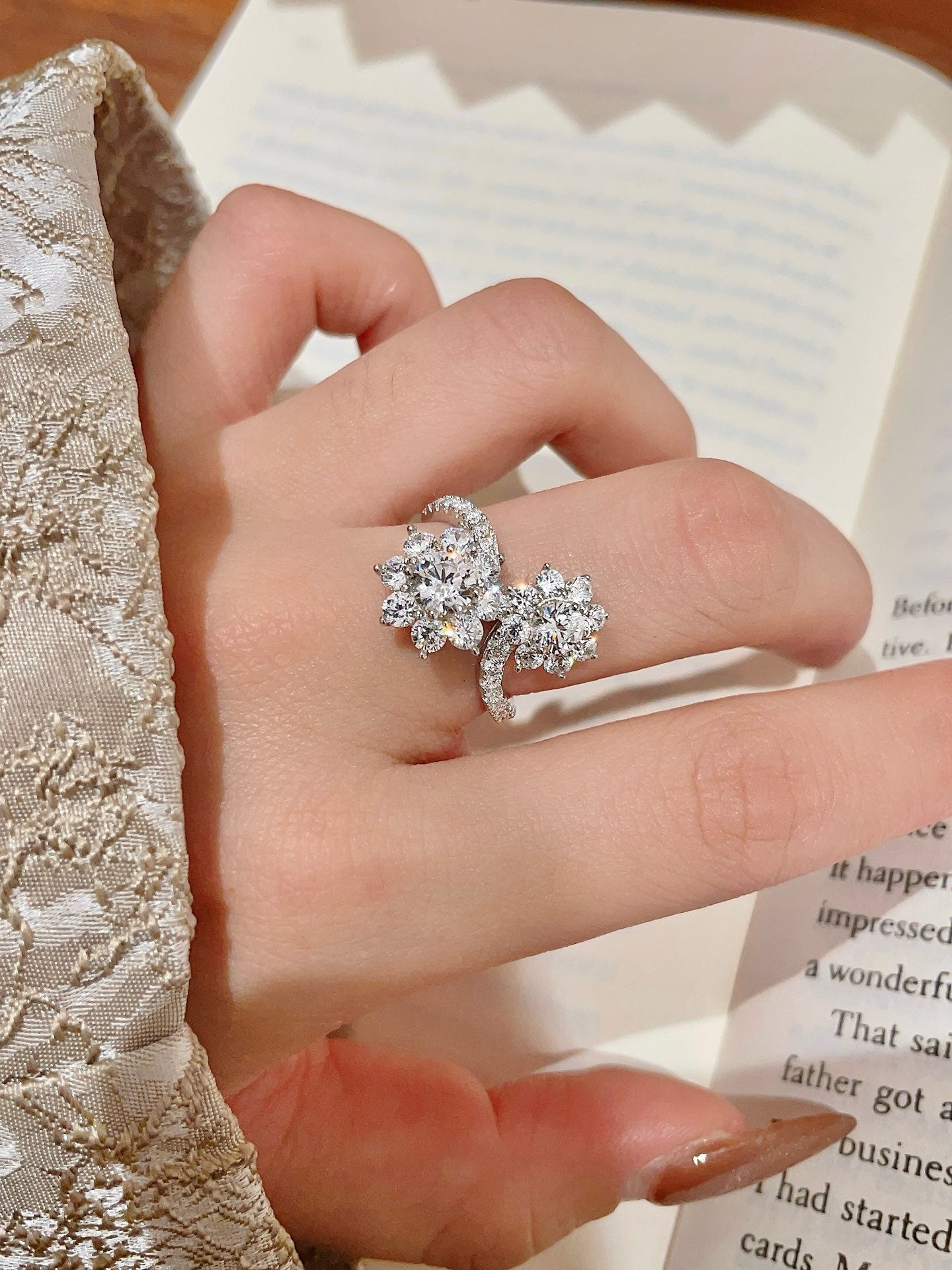 sunflower silver ring jza213