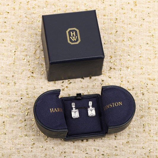 emerald shaped sugar earrings eha783