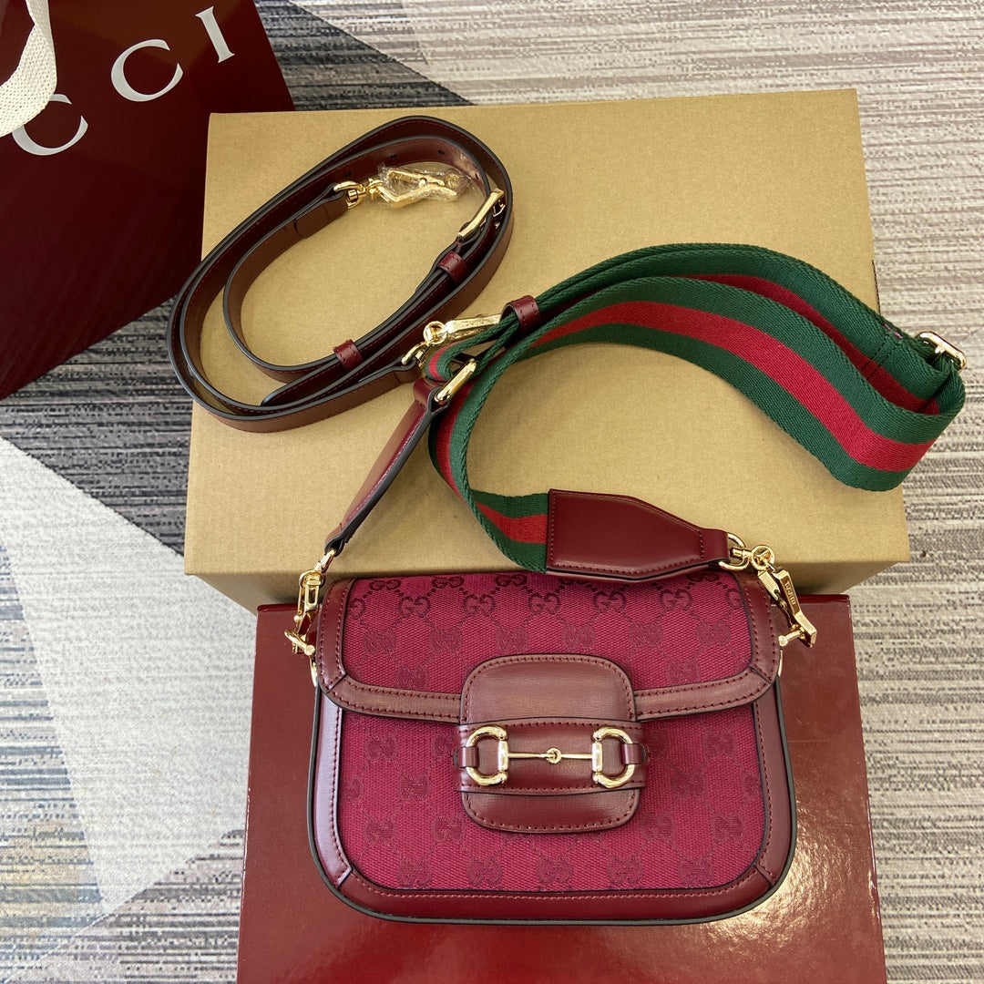 20 5cm horsed mini red shoulder saddle bag 658574