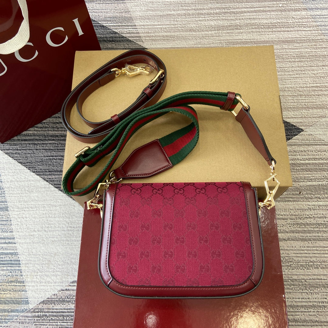 20 5cm horsed mini red shoulder saddle bag 658574
