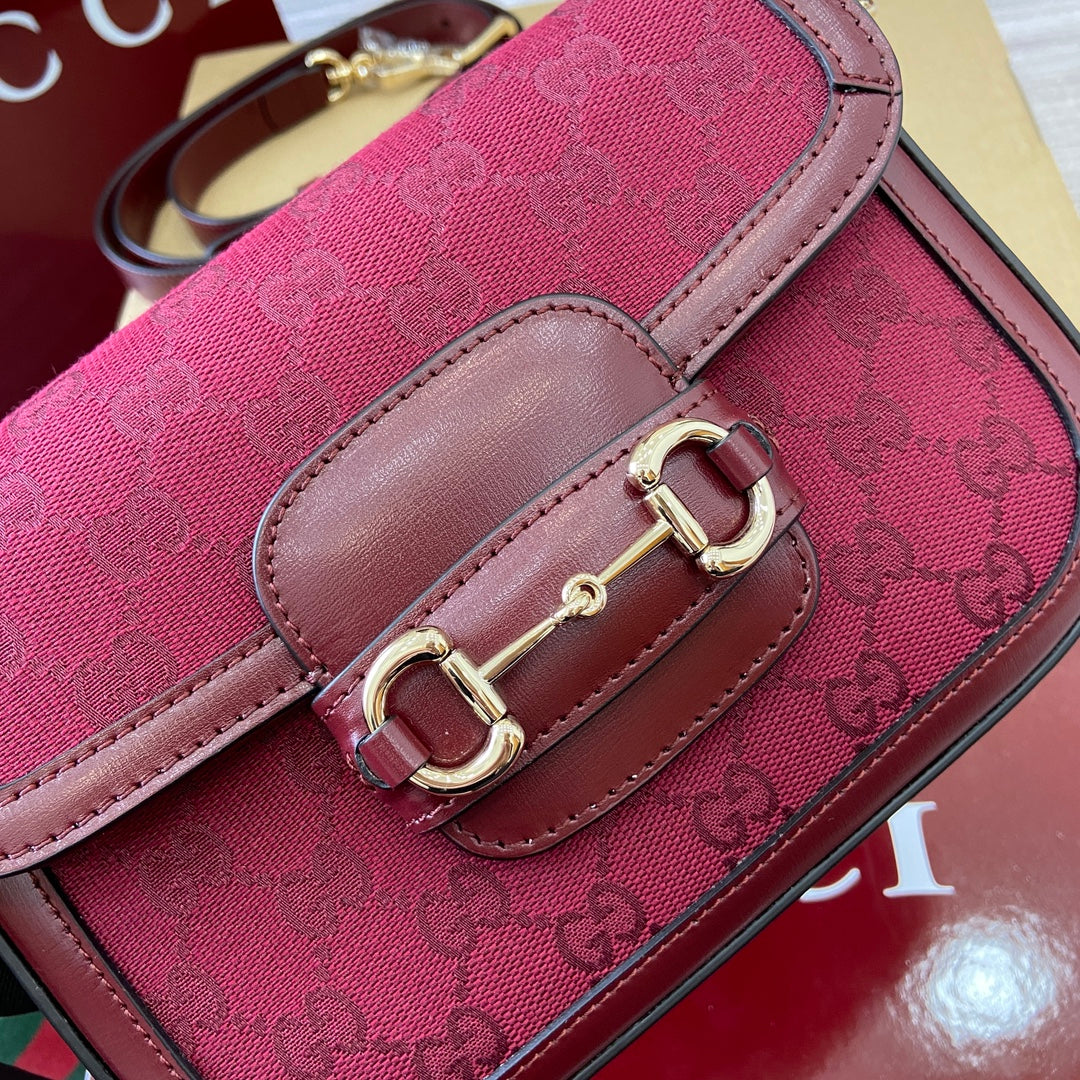 20 5cm horsed mini red shoulder saddle bag 658574