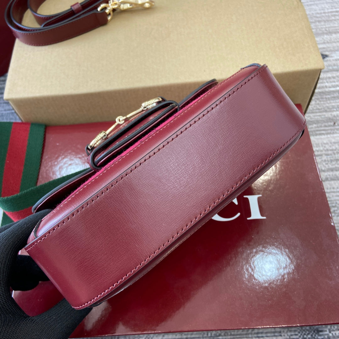 20 5cm horsed mini red shoulder saddle bag 658574