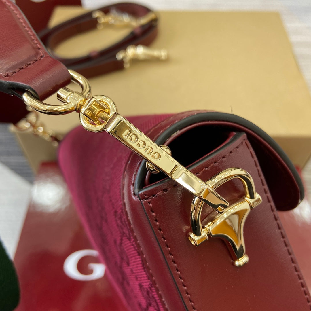 20 5cm horsed mini red shoulder saddle bag 658574