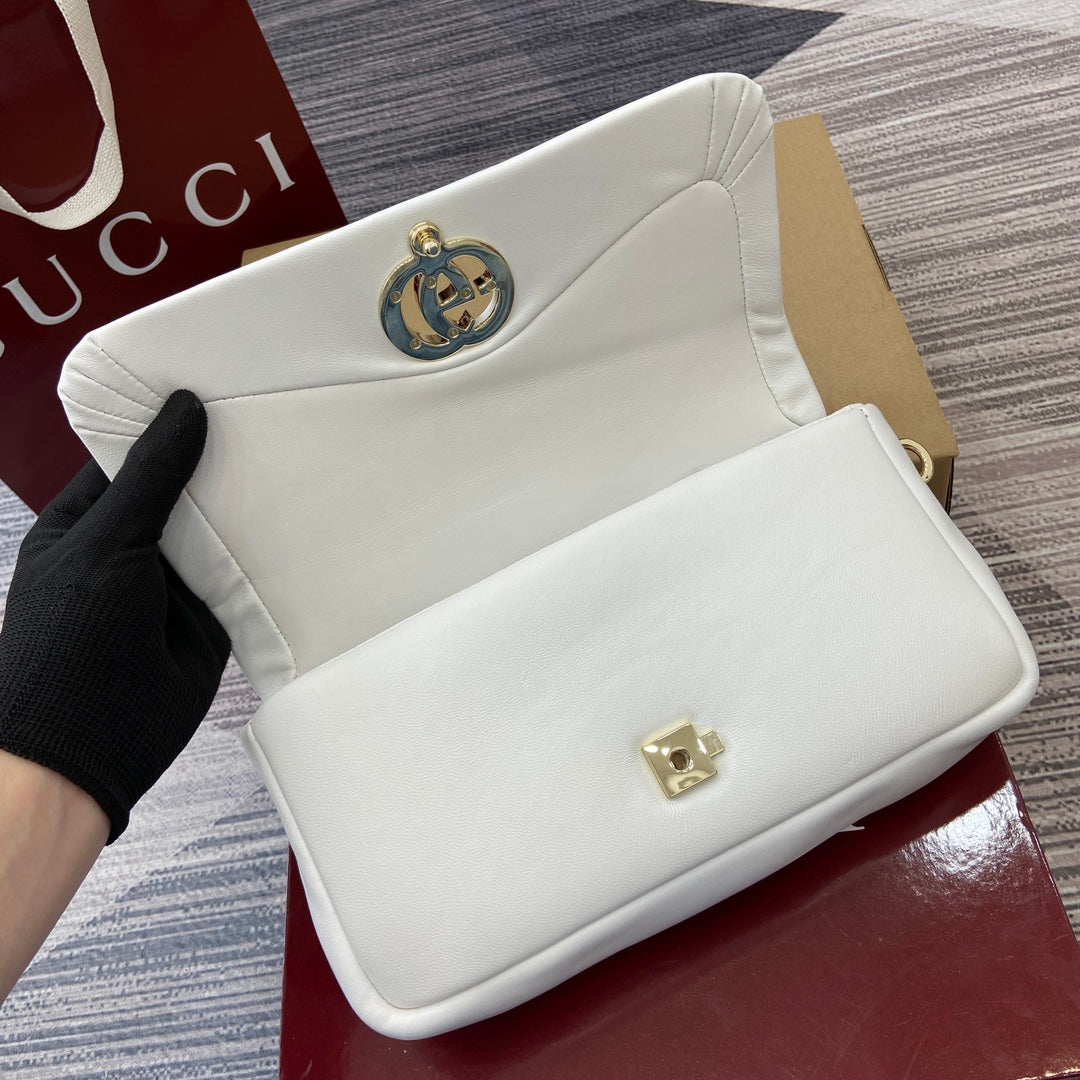 25.9CM Milano white crossbody handbag 806016