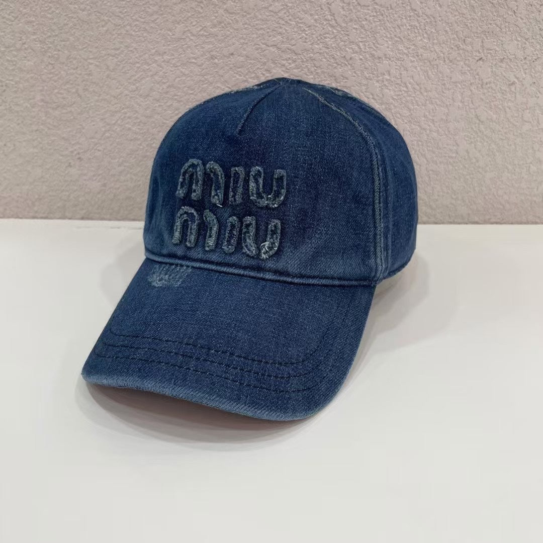 cowboy blue baseball hat sunshade outdoor duck tongue hat mza86
