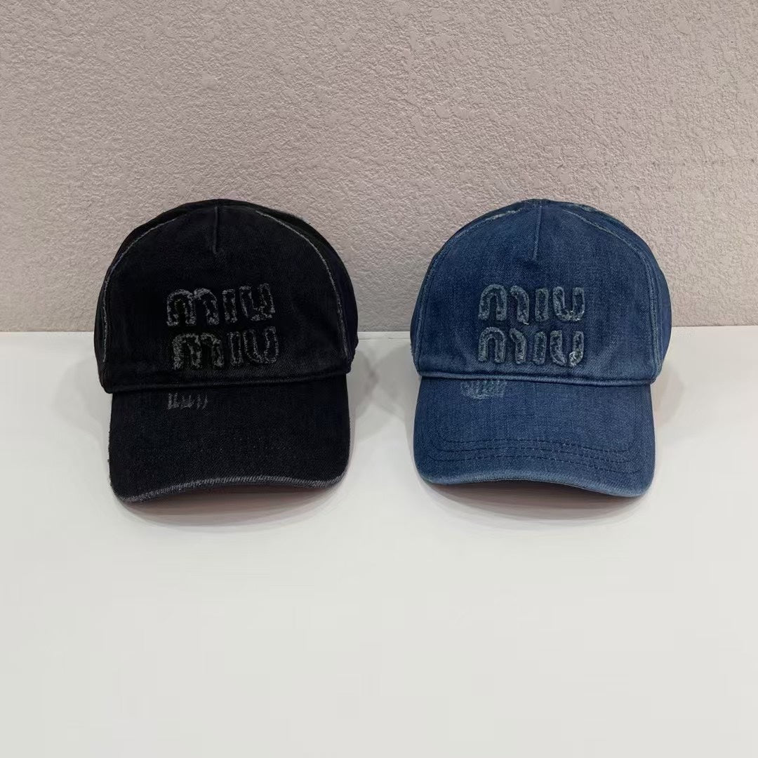 cowboy blue baseball hat sunshade outdoor duck tongue hat mza86