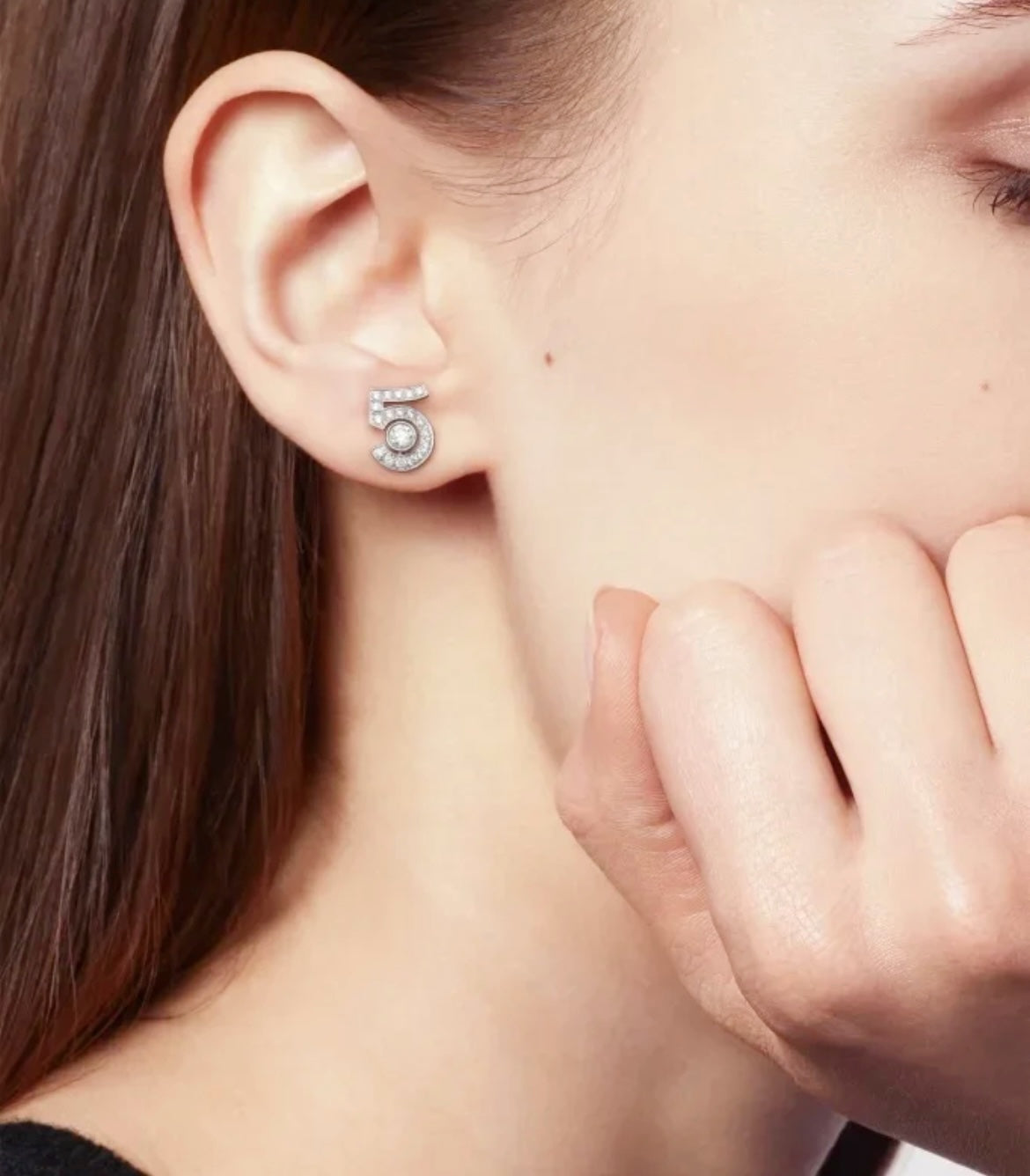 yellow gold 5 character tassel earrings eha767