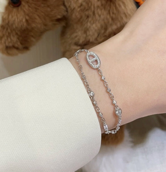 Chao Fancy Silver Bracelet SLA198