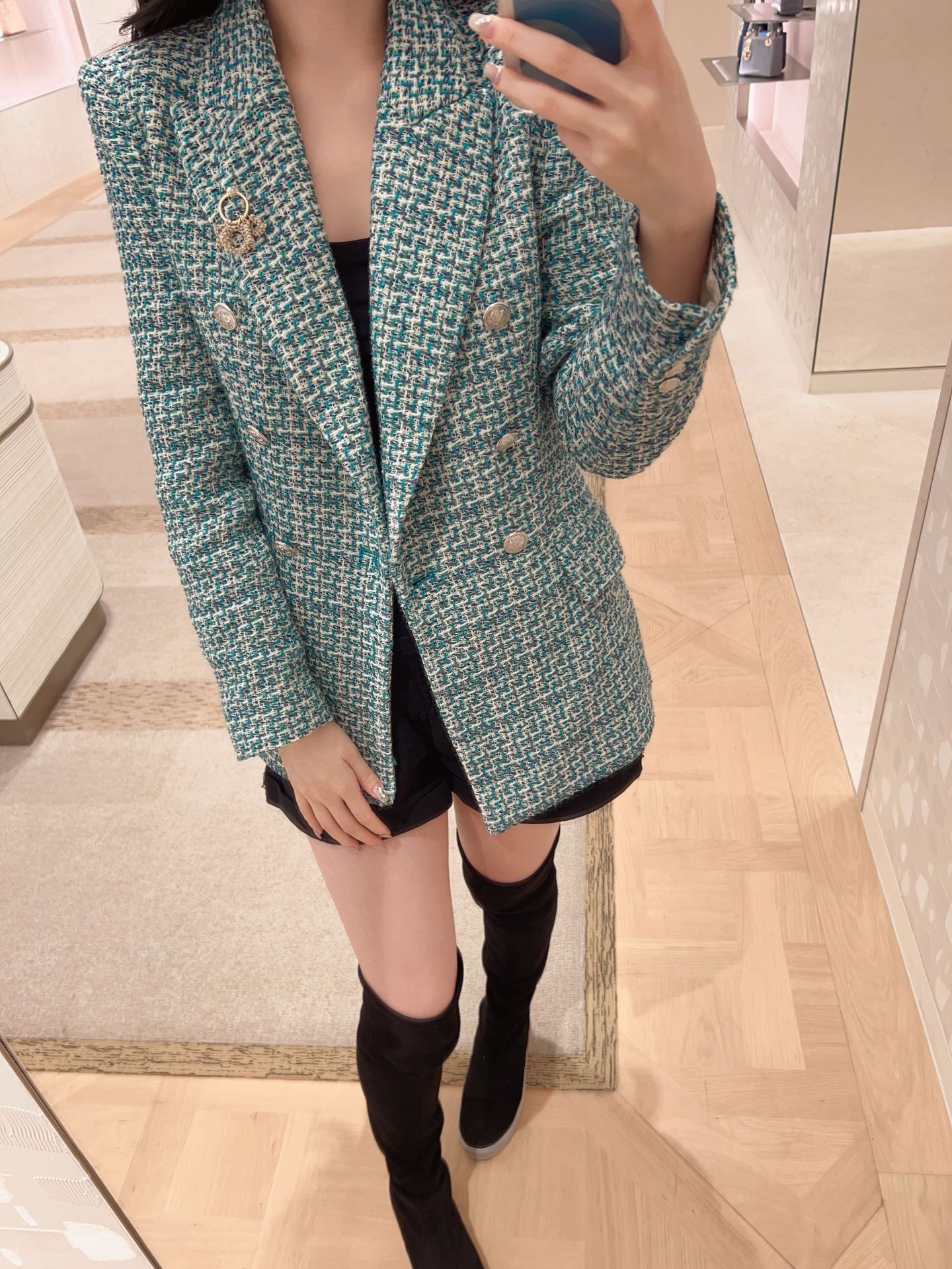 do yellow gold letter brooch xza62