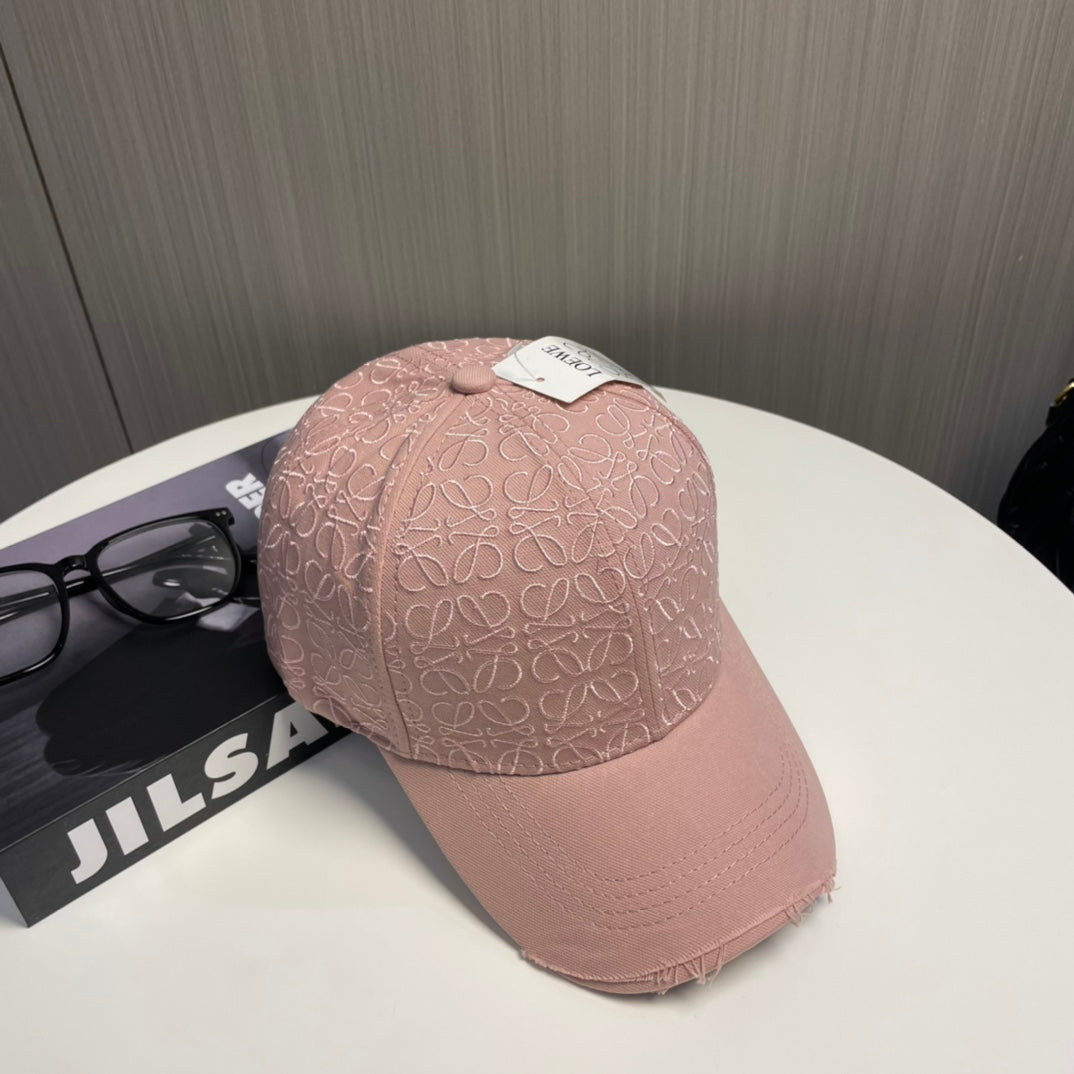 Pink duckbill cap embroidered baseball cap MZA85