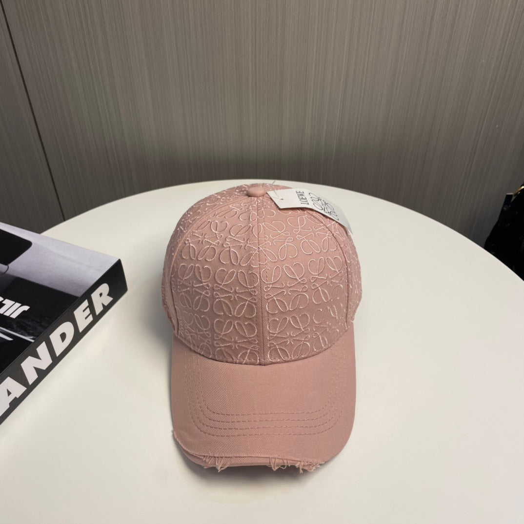 Pink duckbill cap embroidered baseball cap MZA85