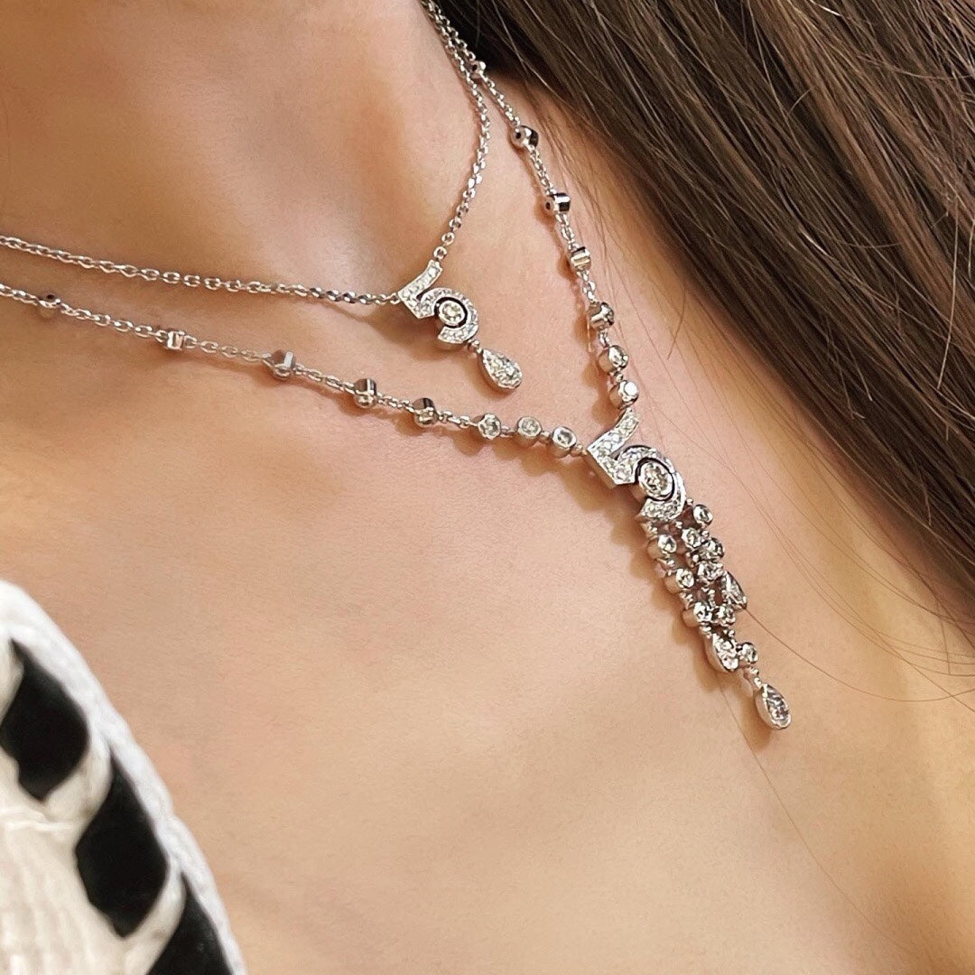 Eternal N ° 5 Series Silver Necklace XLA470