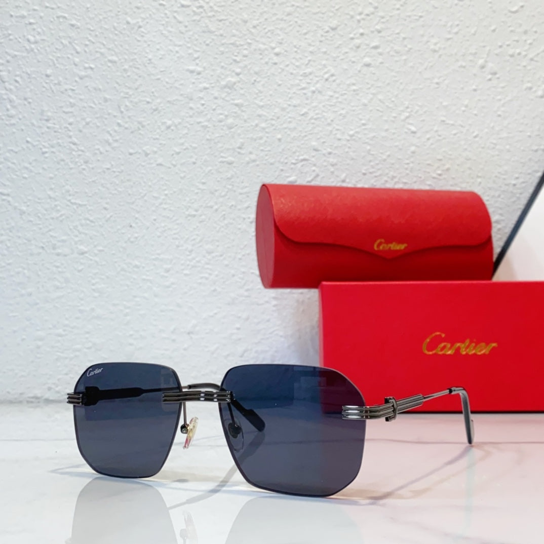 sunglasses metal frameless cut edge sunglasses yjb119