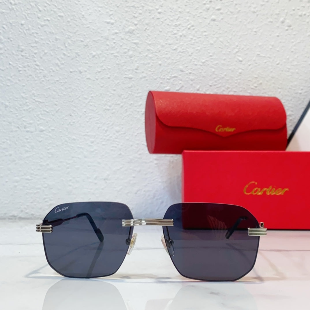 sunglasses metal frameless cut edge sunglasses yjb119