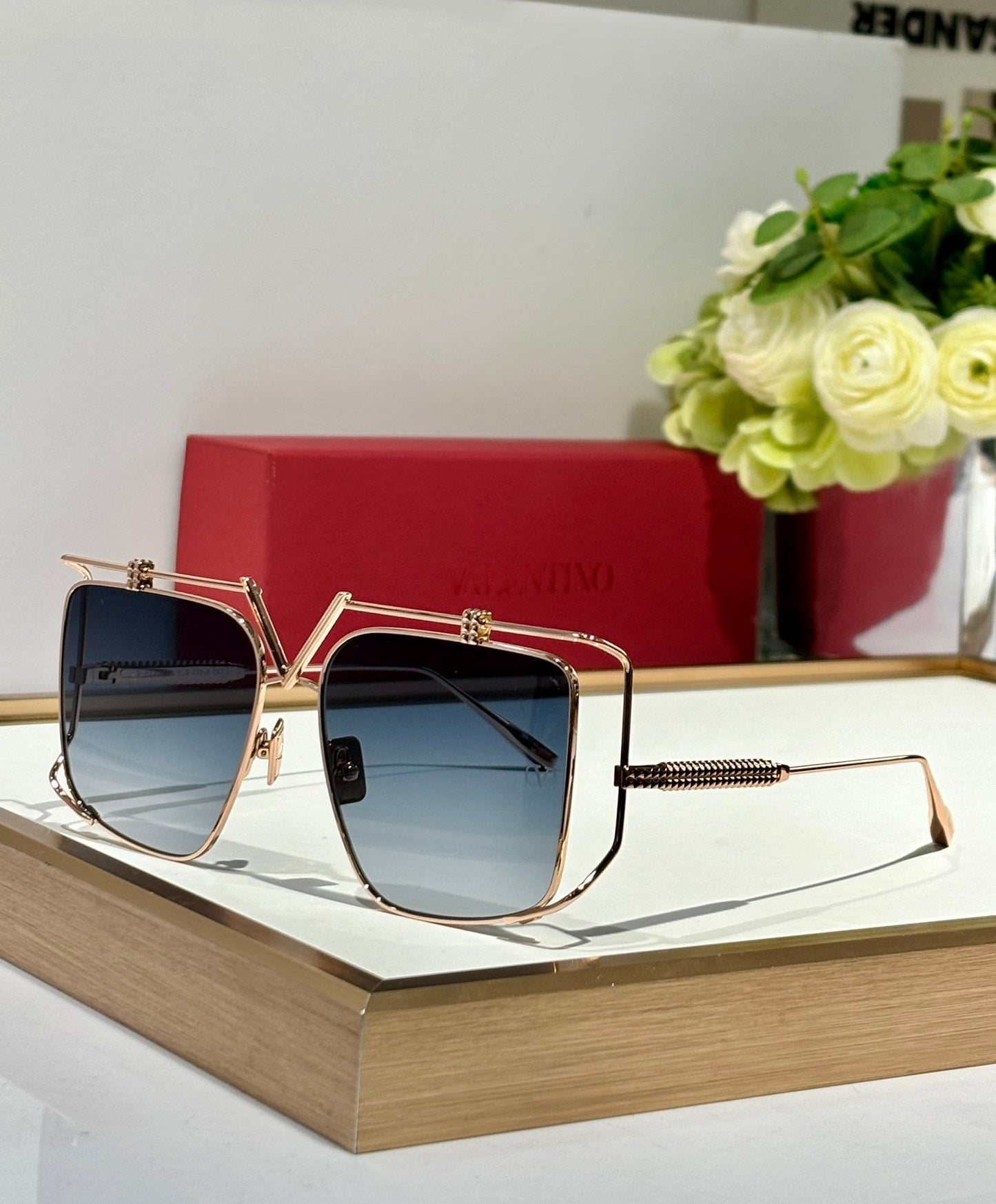 pilots oversized frame uv resistant sunglasses yjb131