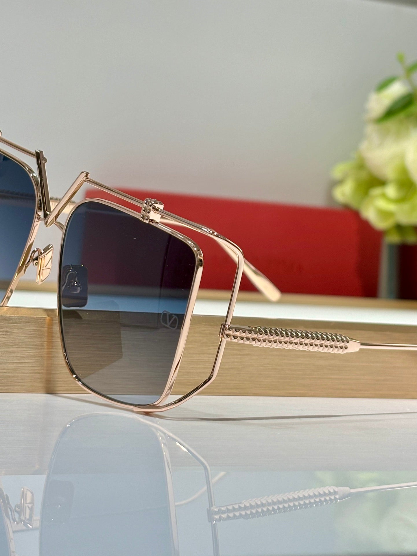 pilots oversized frame uv resistant sunglasses yjb131