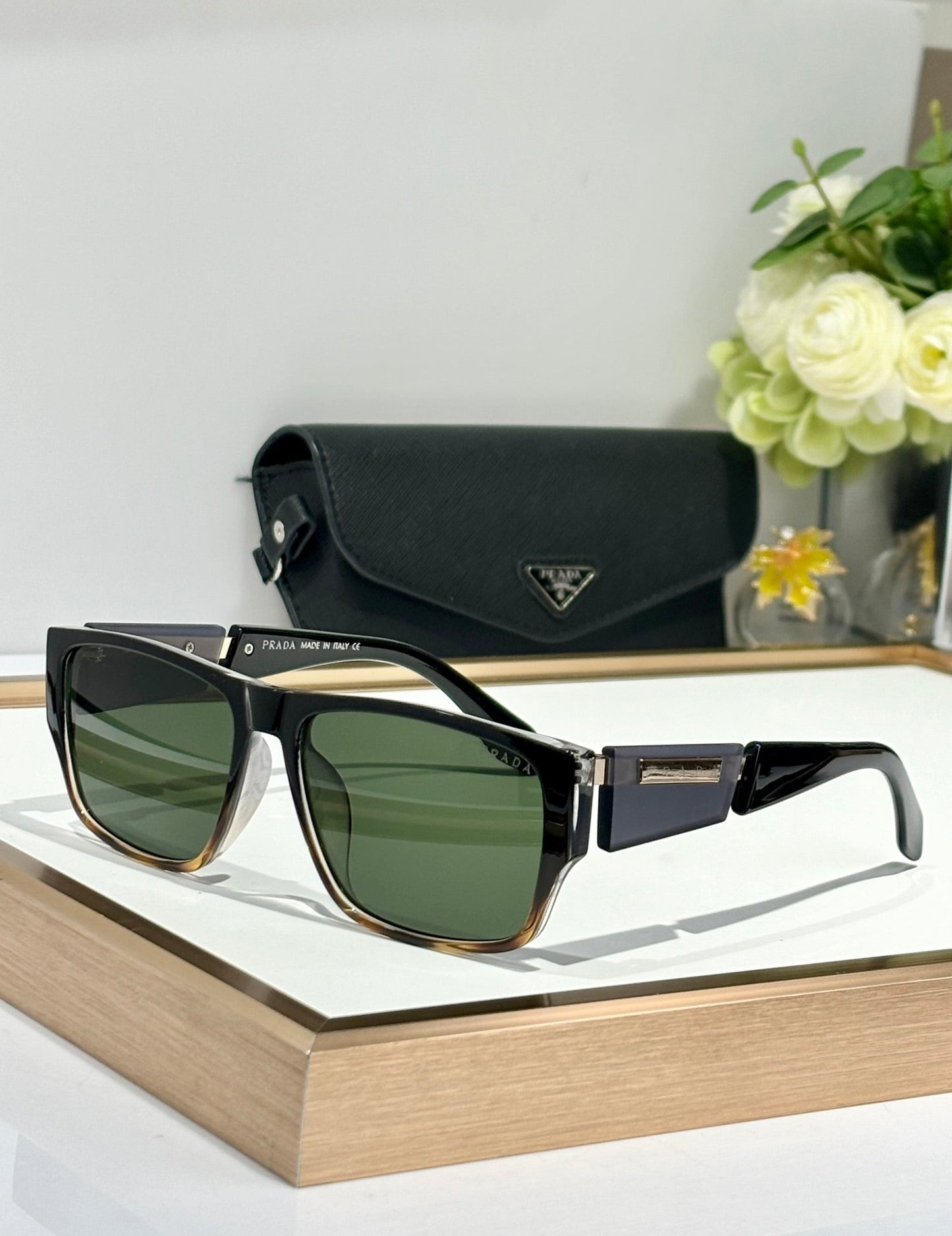 Fashion Splicing Sunglasses Box Sunglasses YJB134