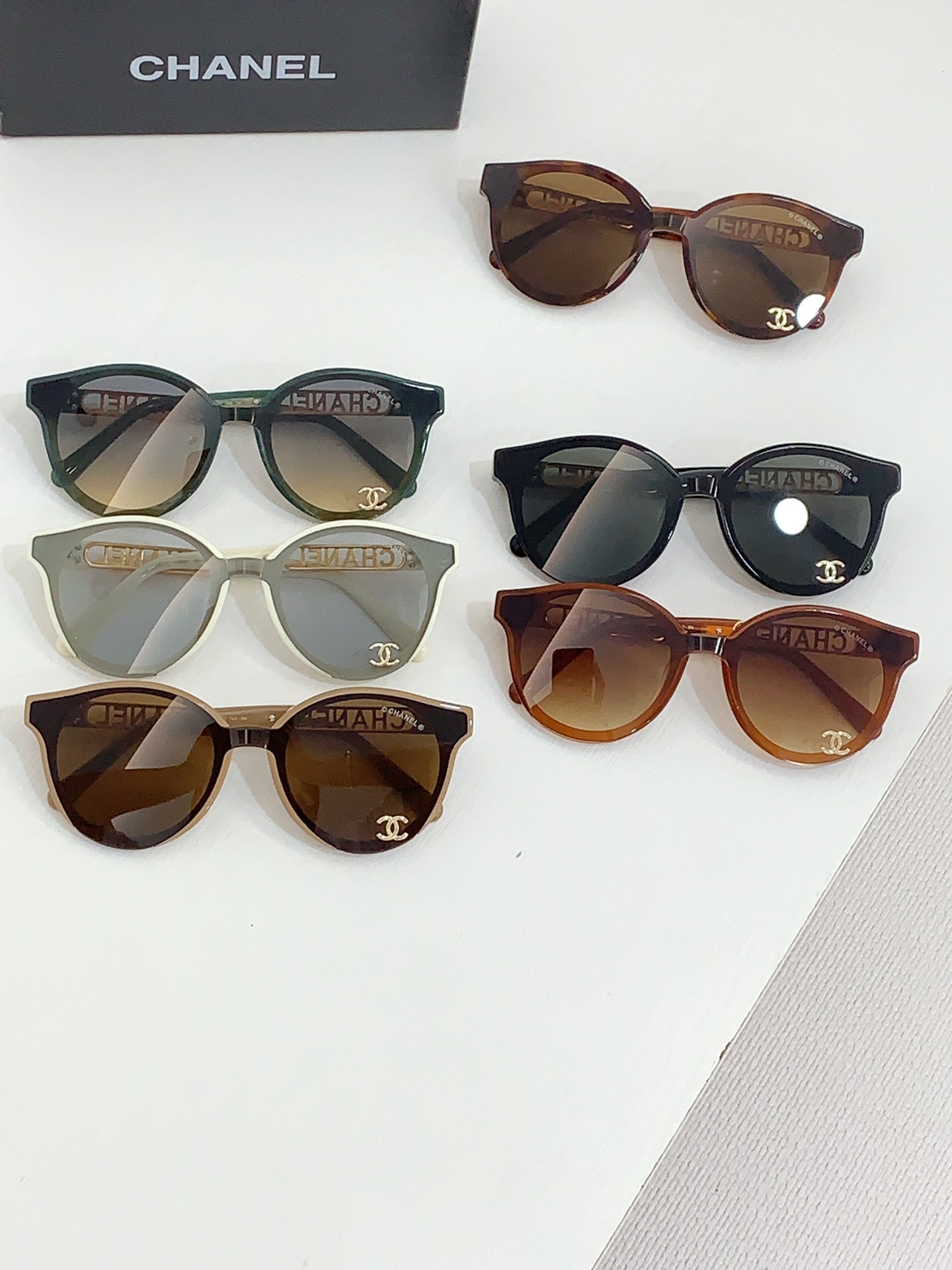 Sunglasses large frame long round face circular sunglasses YJB143