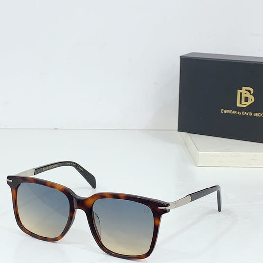 Trendy men's classic black square frame sunglasses YJB144