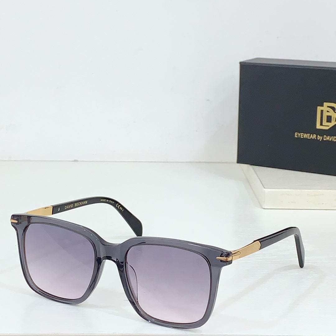 Trendy men's classic black square frame sunglasses YJB144