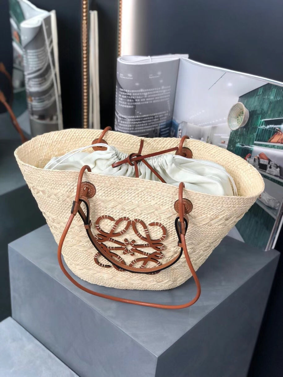 Loewe Anagram Basket bags Brown  008