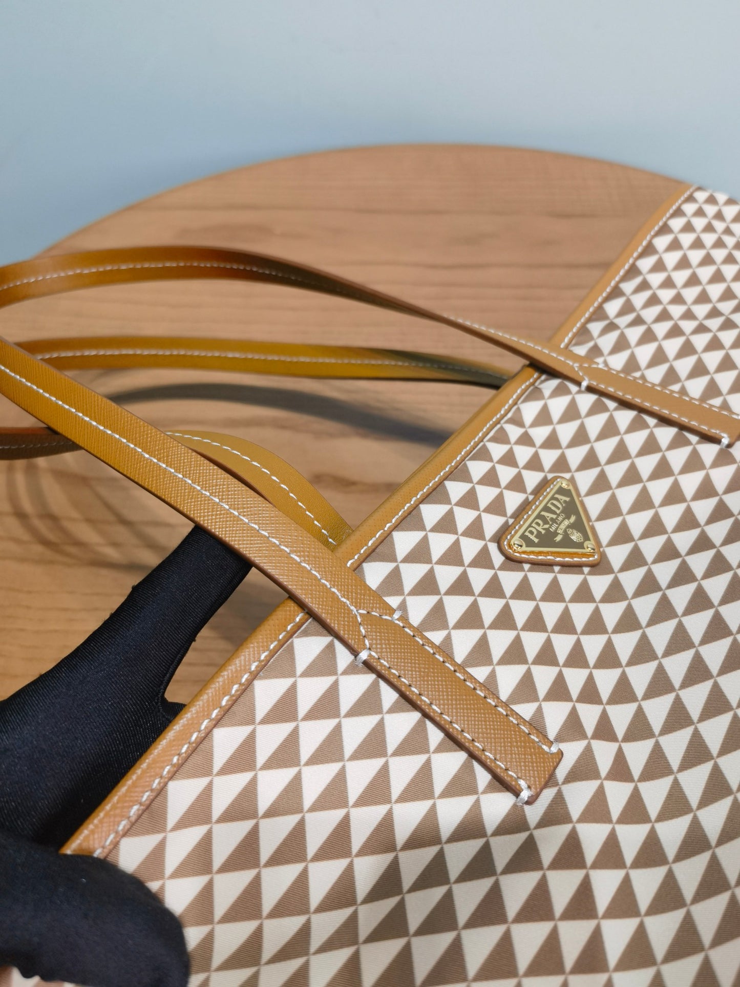 Prada Handbag 1BD552 Brown