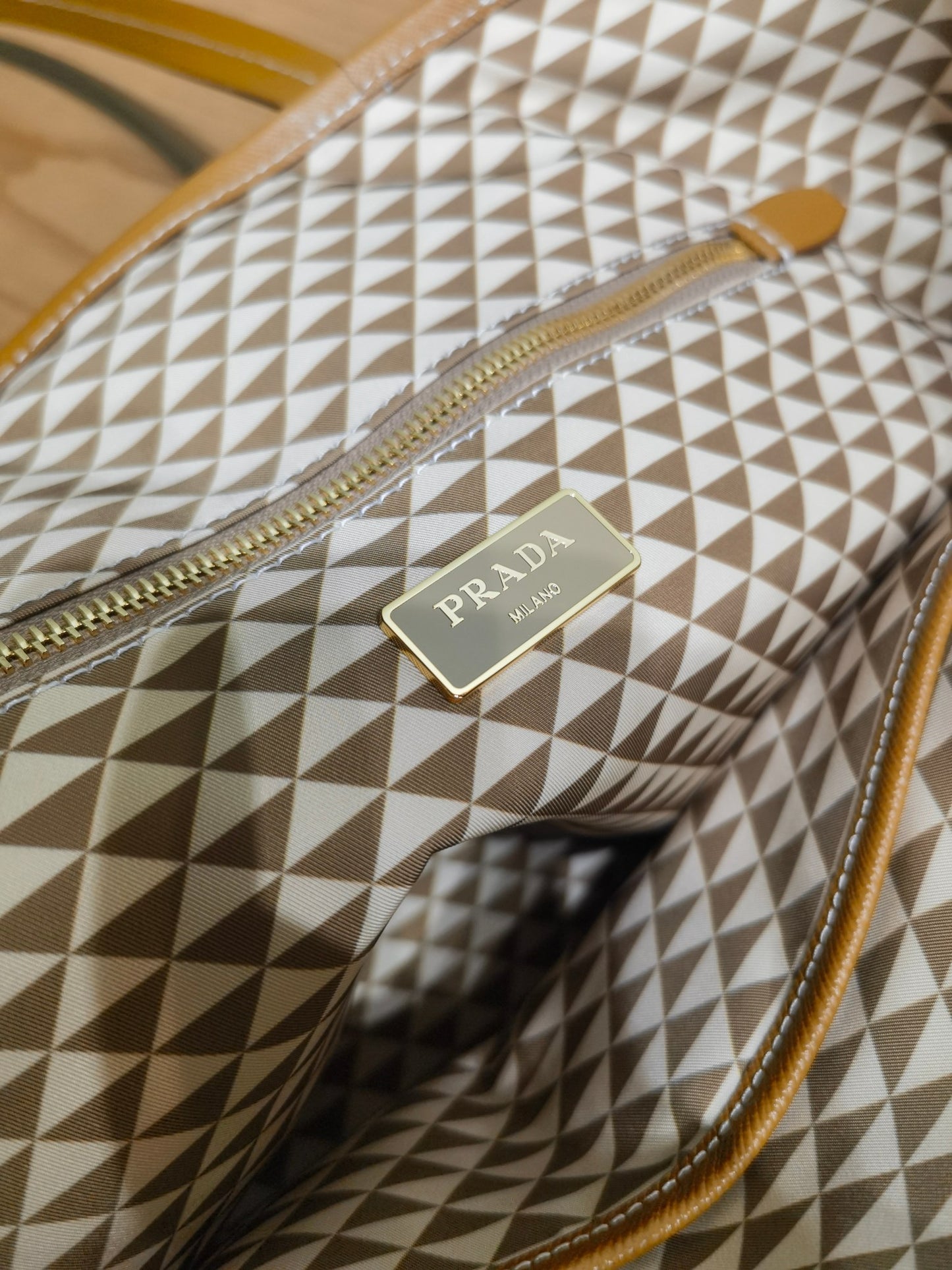 Prada Handbag 1BD552 Brown