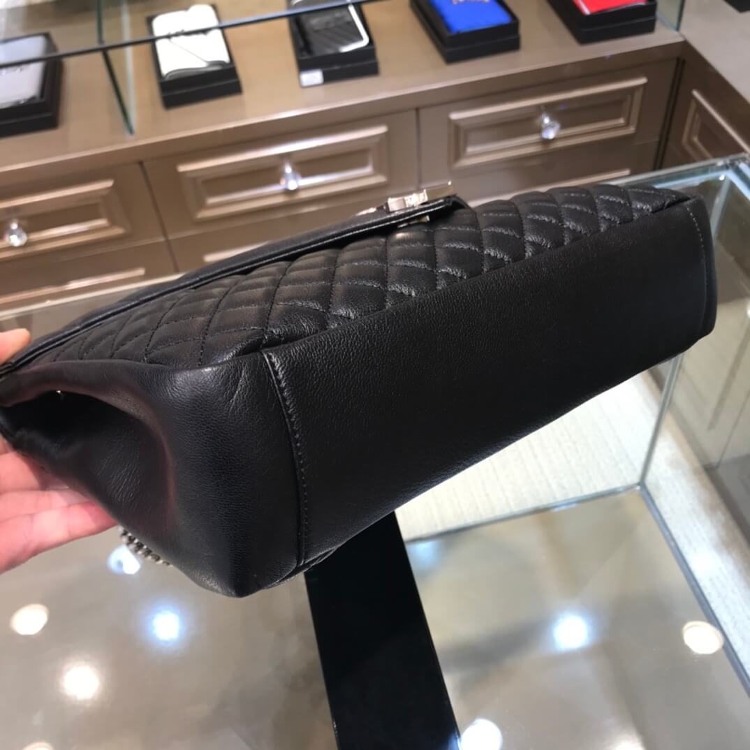 ys l 440115 enveloppe 31cm calfskin black