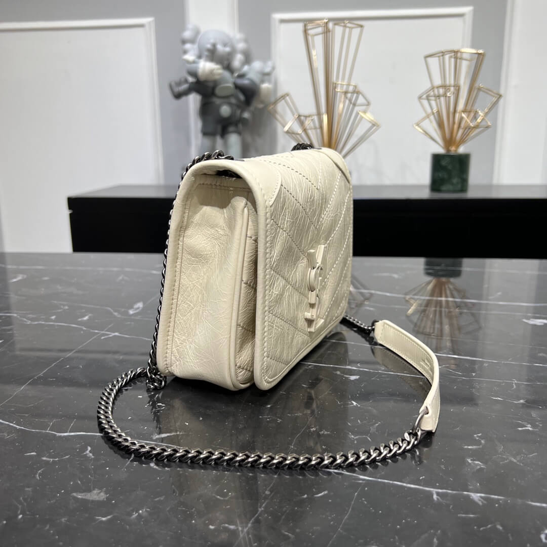 ys l 583103 niki musette bag 19cm milk white