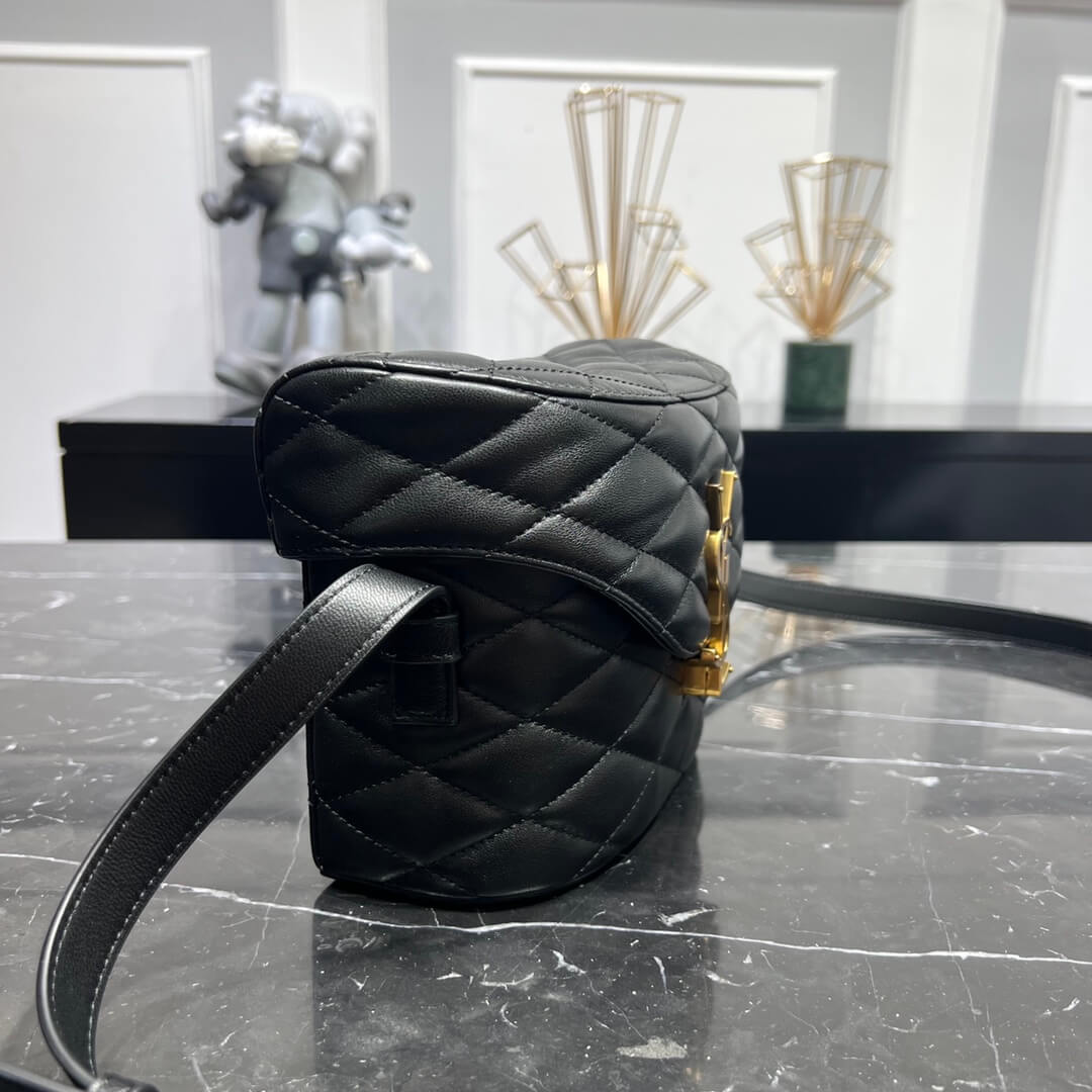 ys l 710080 ysl june box cassandra logo 19cm black