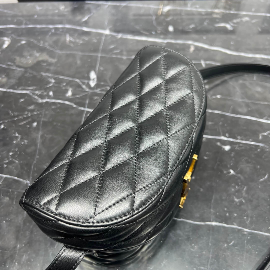 ys l 710080 ysl june box cassandra logo 19cm black