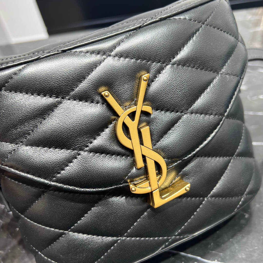 ys l 710080 ysl june box cassandra logo 19cm black