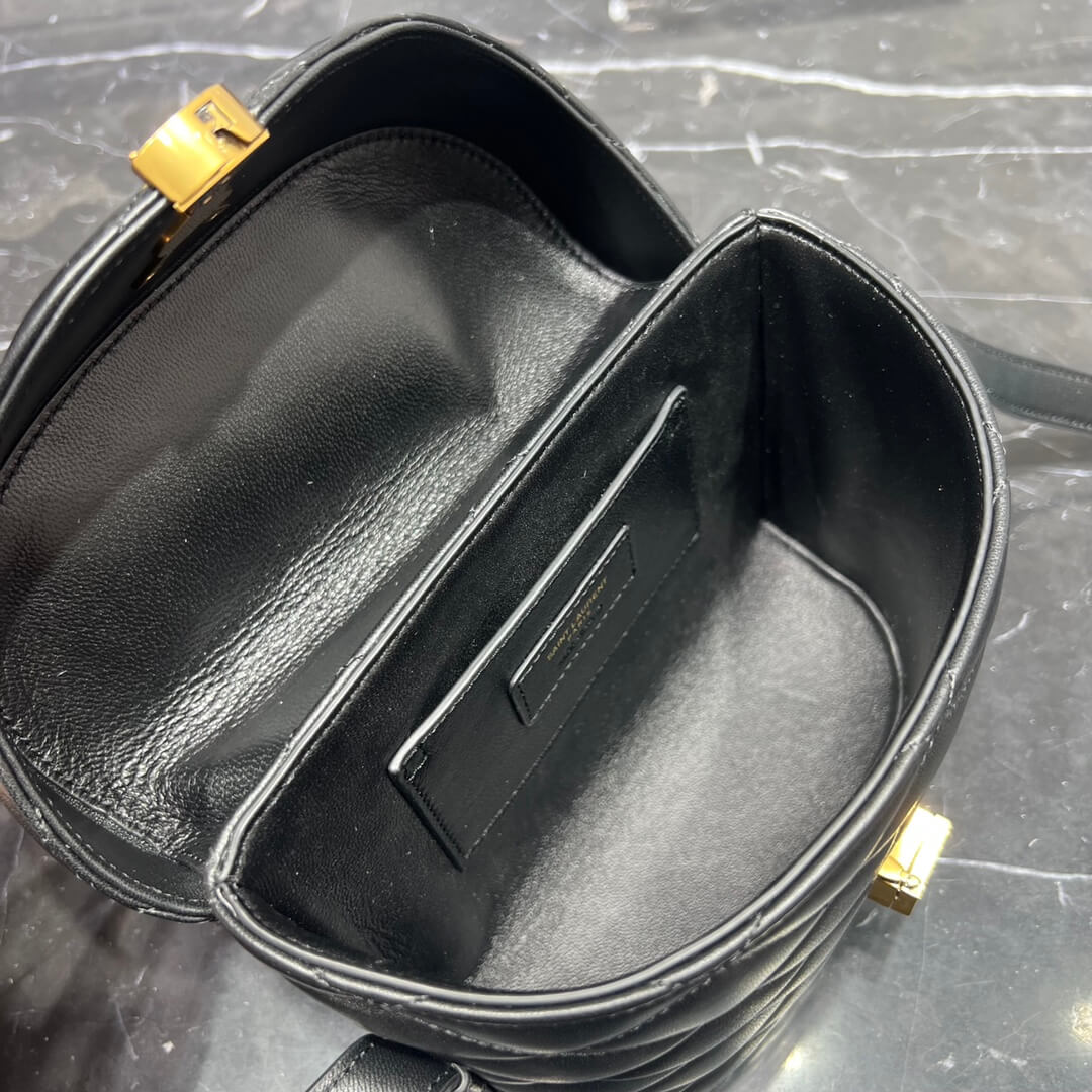 ys l 710080 ysl june box cassandra logo 19cm black